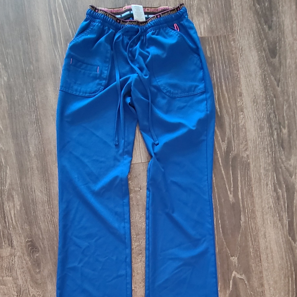 Heartsoul royal blue scrubs pants